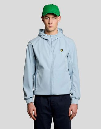Lyle & Scott Lyle And Scott Mens Mesh Lined Softshell Jacket - Blue - Size: 38/Regular