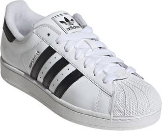 adidas Gender Inclusive Superstar II Sneaker in White/Black/White Patent at Nordstrom, Size 10.5 Womens