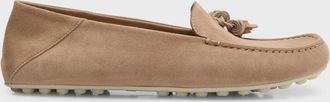 Loro Piana Suede Tassel Moccasin Loafers