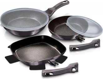 OEM Juego De 3 Sartenes De Granito Berlingerhaus Bh-7048