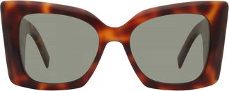 Saint Laurent Green Butterfly Ladies Sunglasses SL M119 BLAZE 002 54