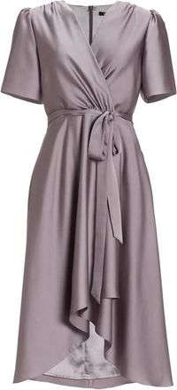 Swing Swing, Dames, Jurken, Paars, Maat: XL Satijn