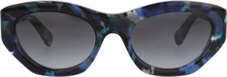 Chlo&eacute; Cat Eye-Frame Recycled Acetate Sunglasses