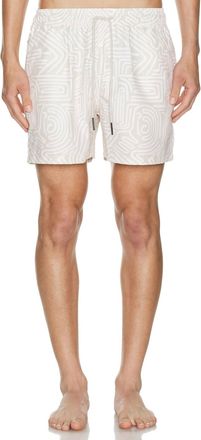 OAS Golconda Swim Shorts In Cream