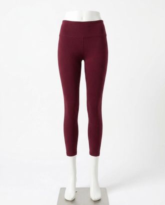 Spanx Booty Boost Cropped Leggings In Plum Berry