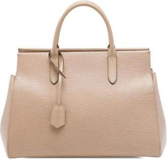 Louis Vuitton Pre-owned Marley - Dames - Vintage Handtas - Beige - ONE Size - Leer - Vintage