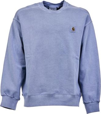 Carhartt Work in Progress Nelson Sweat - Heren - Sweatshirts - Blauw - XL - Katoen - Hoodies & sweatvesten