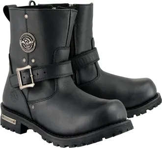 Milwaukee Leather Mens 6In Classic Engineer In Black