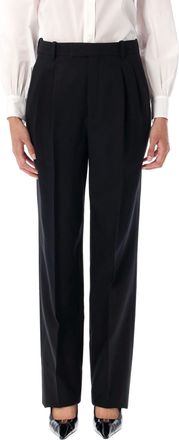 Saint Laurent Womens Black Wool Pant - Size EU 38 (Womens)