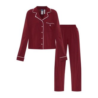 Polo Ralph Lauren Dames, Nachtkleding & Lounge, Rood, Maat: M Jersey