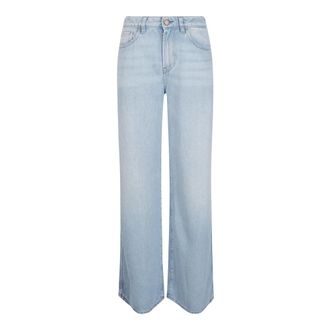 3x1 Straight Jeans, female, Blue, Size: W27 The Kat Straight Jeans