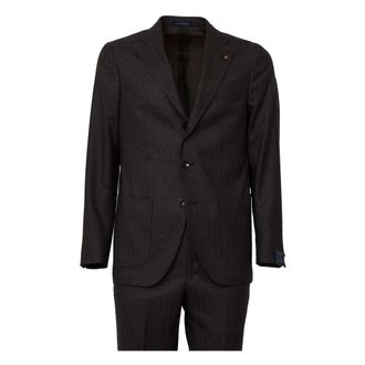 Sartoria Latorre Abito monopetto - - Suits - Uomo - Marrone - M
