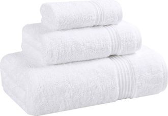 Superior Egyptian Cotton Highly Absorbent Solid 3-Piece Towel Set in White at Nordstrom Rack, Size 3 Piece Set