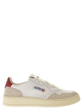 Autry Medalist Low-Sneaker aus Leder und Wildleder