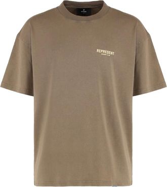 Represent Hombre, Camisetas, Marrón, Talla: S