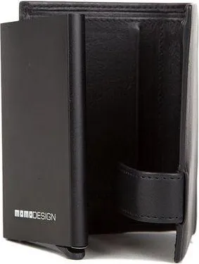 Momo Design Mens Wallet Black Leather Bags