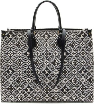 Louis Vuitton Black Jacquard Limited Edition Since 1854 Onthego Gm (Authentic Pre-Loved)