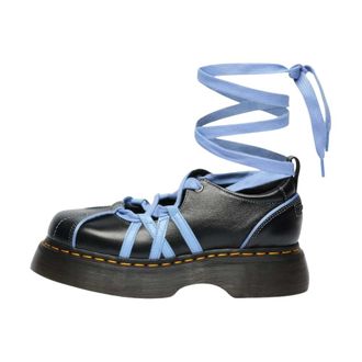 Dr. Martens Schoenen, Dames, Zwart, 38 EU, Katoen, Buzz Ballerina Gloss Leather