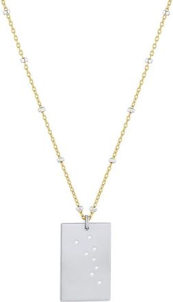 Set & Stones Zodiac Constellation Pendant Necklace in Silver - Taurus at Nordstrom