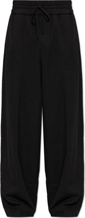 Ami Rechte Wolbroek - Heren - Straight fit broeken - Zwart - S - Wol - Broeken