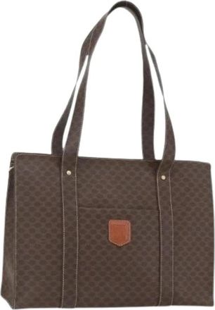 Celine Pre-owned Plastic Tote Bag - Dames - Vintage Shopper - Bruin - ONE Size - Vintage
