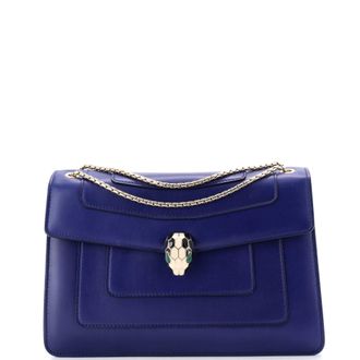 Bulgari Serpenti Forever Shoulder Bag Leather Medium