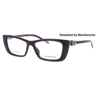 Gucci Demo Cat Eye Ladies Eyeglasses GG1682O 004 53
