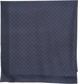 Gucci GG Supreme Patterned Wool Scarf