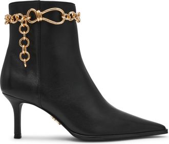 Steve Madden Link In Bootie BLACK LEATHER