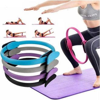 Trade Shop Aro Pilates Doble Agarre Muslos Brazos Antideslizante Resistente Yoga