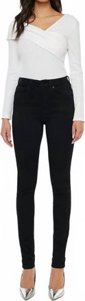 Kancan High Rise Super Skinny Jeans In Black