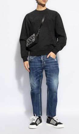 Amiri Sweatshirt With Logo, Mens, Black