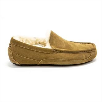 UGG Mens Ascot Loafer Style Slippers In Chestnut