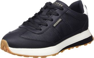 Skechers Womens Gusto-Wind-O Sneaker, Black, 3 UK
