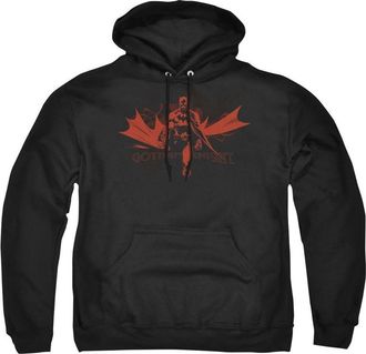 Gildan Batman Gotham Knight Adult Pull Over Hoodie / Hooded Sweatshirt