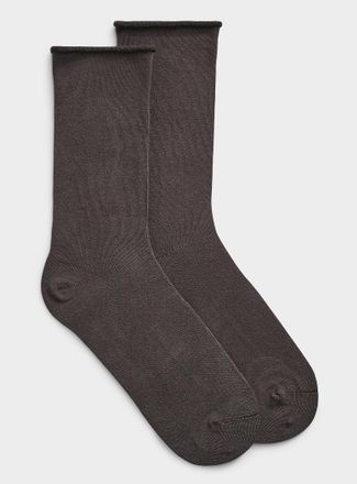 McGregor Womens Rolled trim bamboo socks