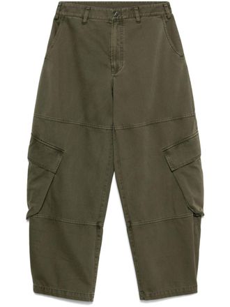 Frame Denim Bubble cargo pants - women - Cotton - 26 - Green