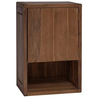 vidaXL Armario Lateral De Ba&ntilde;o Natural 45 X 30 X 70 Cm Vidaxl