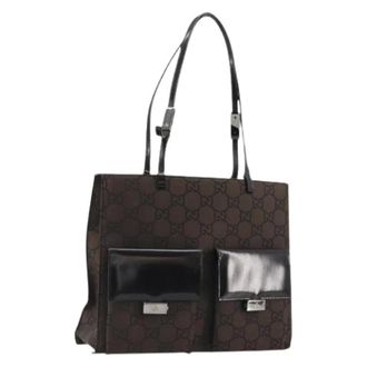 Gucci Pre-owned Tote Bags, female, Brown, Size: ONE SIZE Pre-owned Vintage Tote Bag