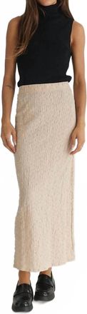 All : Row Mari Maxi Skirt In Beige