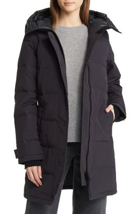 Canada Goose Shelburne Water Resistant 625 Fill Power Down Parka in Navy - Marine at Nordstrom, Size Small
