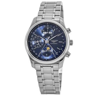 Longines Master Collection Automatic 40mm Blue Chronograph Dial Steel Mens Watch L2.673.4.92.6