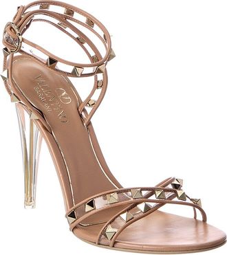 Valentino Rockstud 110 Leather Sandal