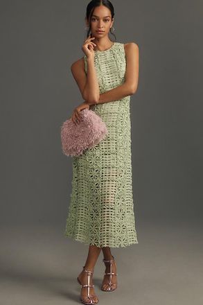endless rose Sleeveless Textured Midi Dress