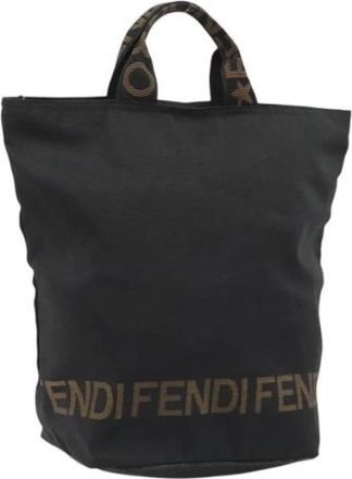 Fendi Pre-owned Vintage Tote Bag - unisex - Vintage Shopper - Zwart - ONE Size - Leer - Vintage