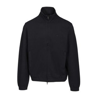 Emporio Armani Zip-through Sweatshirt - Heren - Vesten met rits - Blauw - S - Hoodies & sweatvesten