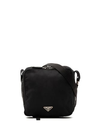 Prada 2000-2013 Tessuto Zip Top crossbody bag - Nero