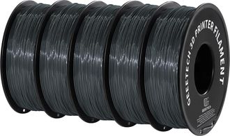 OEM Filamento Tpu, 1,75 Mm De Di&aacute;metro, Compatible Con Impresoras Fdm, Color Plata