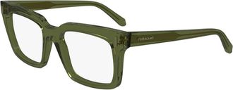 Ferragamo Brillenmonturen - unisex - Brillen - Groen - 53 MM - Accessoires