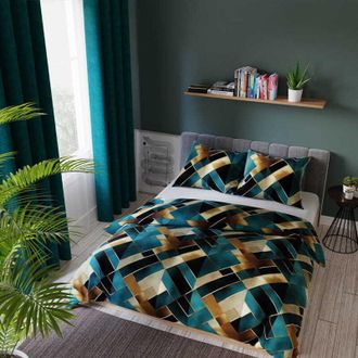 OEM Juego De Cama Rubik De Sat&eacute;n De Algod&oacute;n 220 X 200